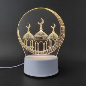 Moon & Minarets Acrylic Lamp