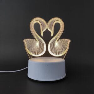 Swan Acrylic Lamp