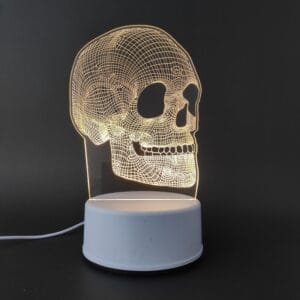 Skull Acrylic Lamp