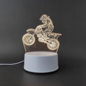 Dirt Bike Acrylic Lamp