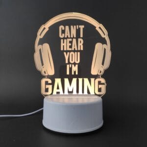 Can't Hear You Acrylic Lamp