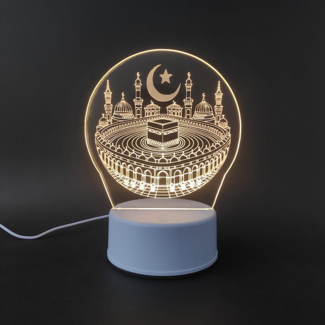 Khana Kaaba Acrylic Lamp