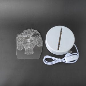 Controller In Hand Acrylic Lamp-3