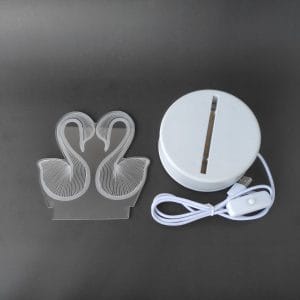 Swan Acrylic Lamp-3