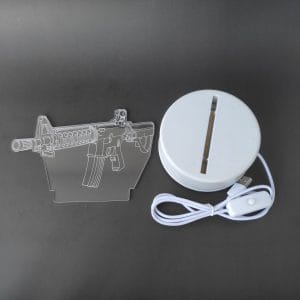 Gun Acrylic Lamp-3
