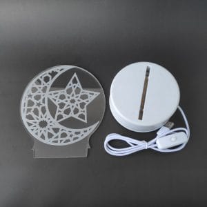 Moon & Star Acrylic Lamp-3