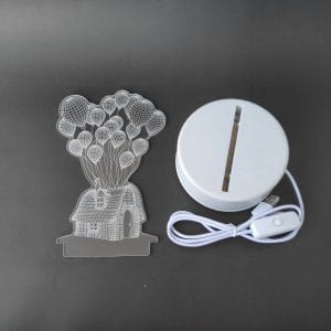 Balloon House Acrylic Lamp-3