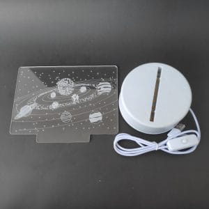 Solar System Acrylic Lamp-3