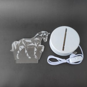 Horse Acrylic Lamp-3