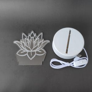 Lotus Acrylic Lamp-3