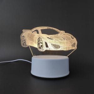 Sports Car Acrylic Lamp