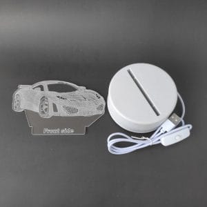Sports Car Acrylic Lamp-3