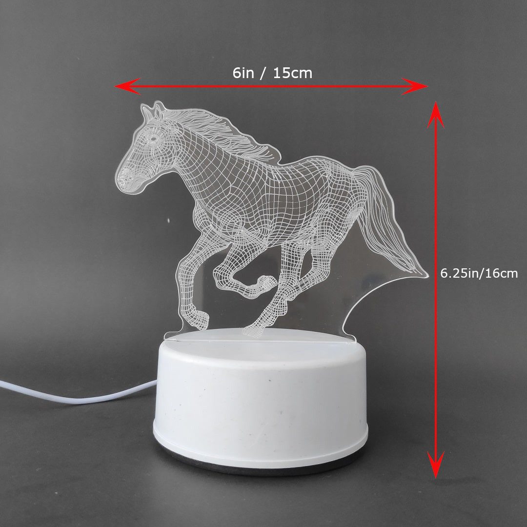 Horse Acrylic Lamp-2