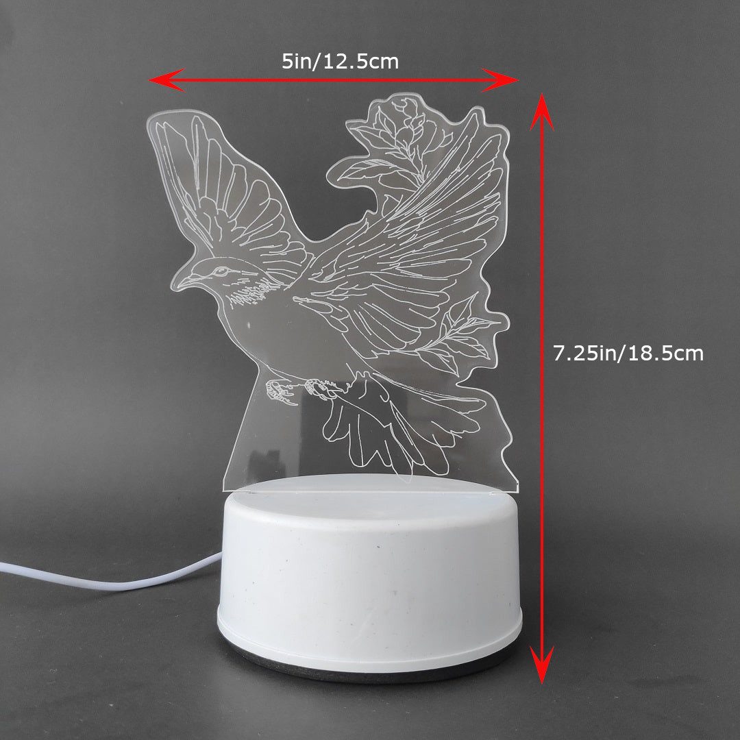 Pigeon Acrylic Lamp-2
