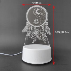 Yin-Yang Dreamlight Acrylic Lamp-2