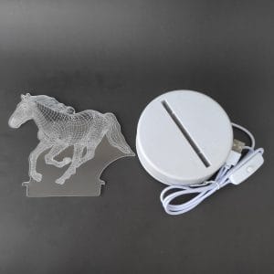 Horse Acrylic Lamp-3