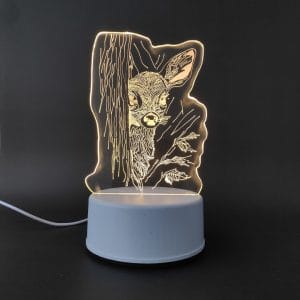 Deer Acrylic Lamp