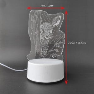 Deer Acrylic Lamp-2