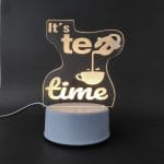 It's Tea Time Acrylic Lamp