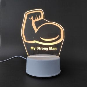 My Strong Man Acrylic Lamp