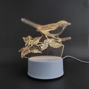 Sparrow Acrylic Lamp