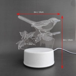 Sparrow Acrylic Lamp-2