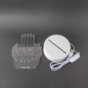 Bismillah Acrylic Lamp-3