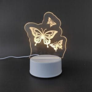 Butterflies Acrylic Lamp
