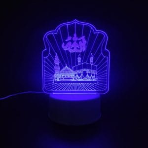 Holy Mosques Acrylic Lamp - Blue