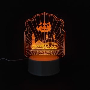 Holy Mosques Acrylic Lamp - Orange