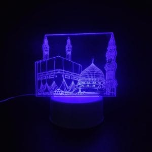 Holy Mosques Acrylic Lamp - Blue