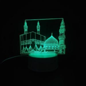 Holy Mosques Acrylic Lamp - Green