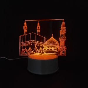 Holy Mosques Acrylic Lamp - Orange