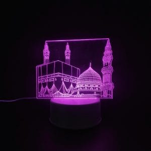 Holy Mosques Acrylic Lamp - Pink