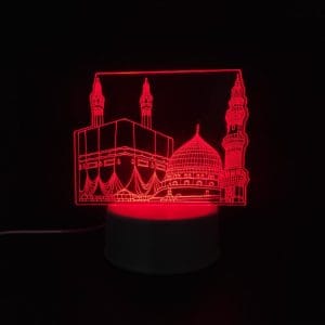 Holy Mosques Acrylic Lamp - Red