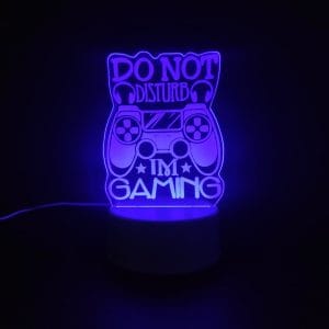 DND IM Gaming Acrylic Lamp - Blue