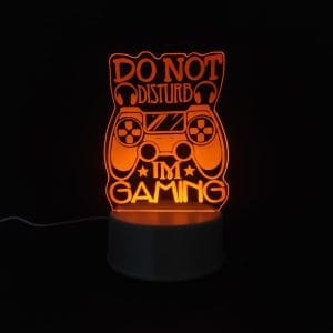 DND IM Gaming Acrylic Lamp - Orange