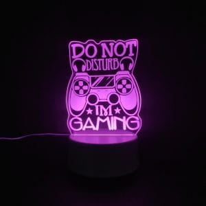 DND IM Gaming Acrylic Lamp - Pink