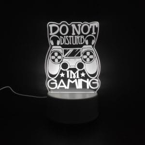 DND IM Gaming Acrylic Lamp - White