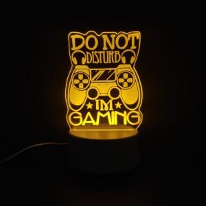 DND IM Gaming Acrylic Lamp - Yellow
