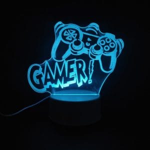 Gamer Acrylic Lamp - IceBlue