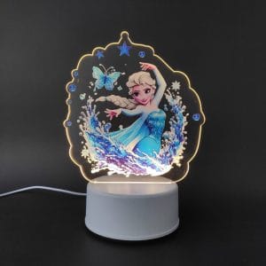 Elsa (Frozen) Acrylic Lamp-2