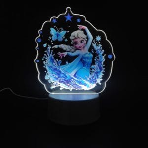Elsa (Frozen) Acrylic Lamp