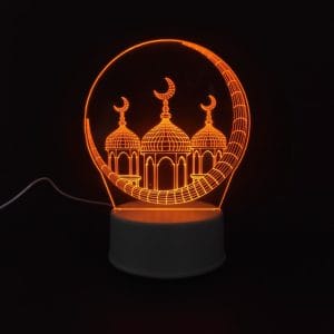 Moon & Minarets Acrylic Lamp
