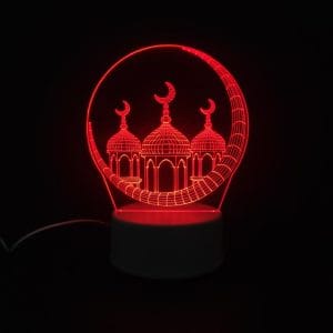 Moon & Minarets Acrylic Lamp