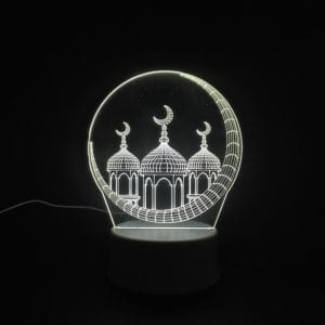 Moon & Minarets Acrylic Lamp