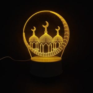 Moon & Minarets Acrylic Lamp