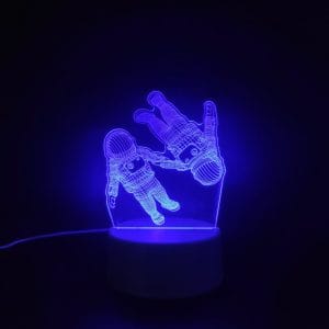 Astronauts Acrylic Lamp