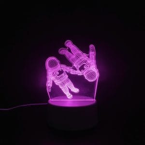Astronauts Acrylic Lamp