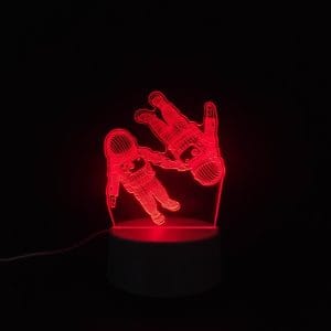 Astronauts Acrylic Lamp